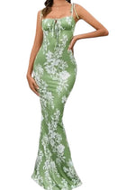Women's Tie Strap Maxi Dress