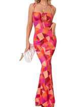 Women's Tie Strap Maxi Dress