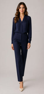 Women’s V-Neck Long Sleeve Blouse