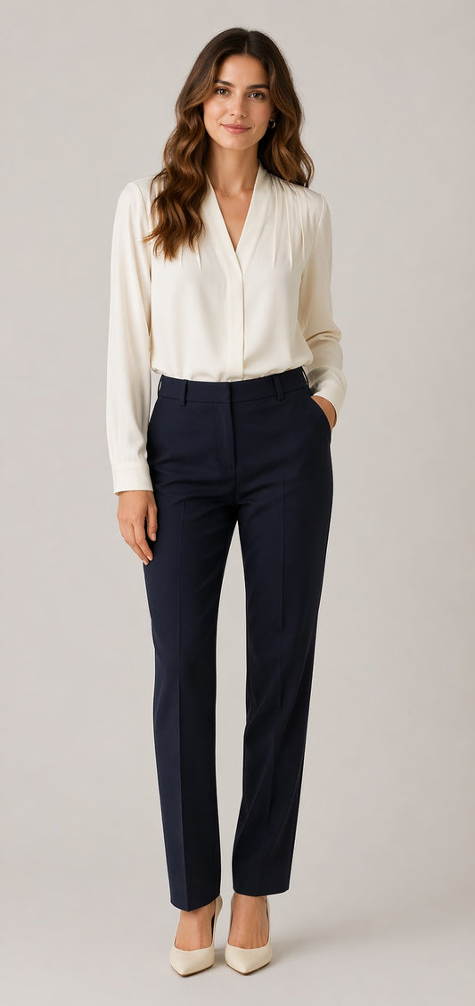 Women’s V-Neck Long Sleeve Blouse