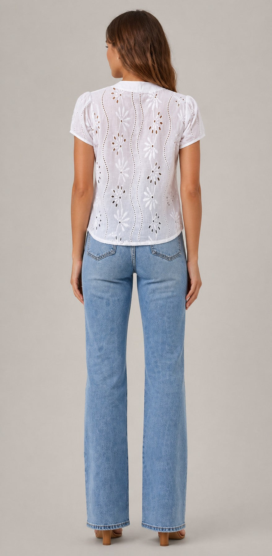 Women’s V-Neck Short Sleeve Blouse