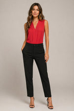 Women’s V-Neck Sleeveless Blouse