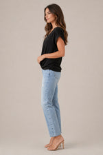 Women’s V-Neck Twist Front Top