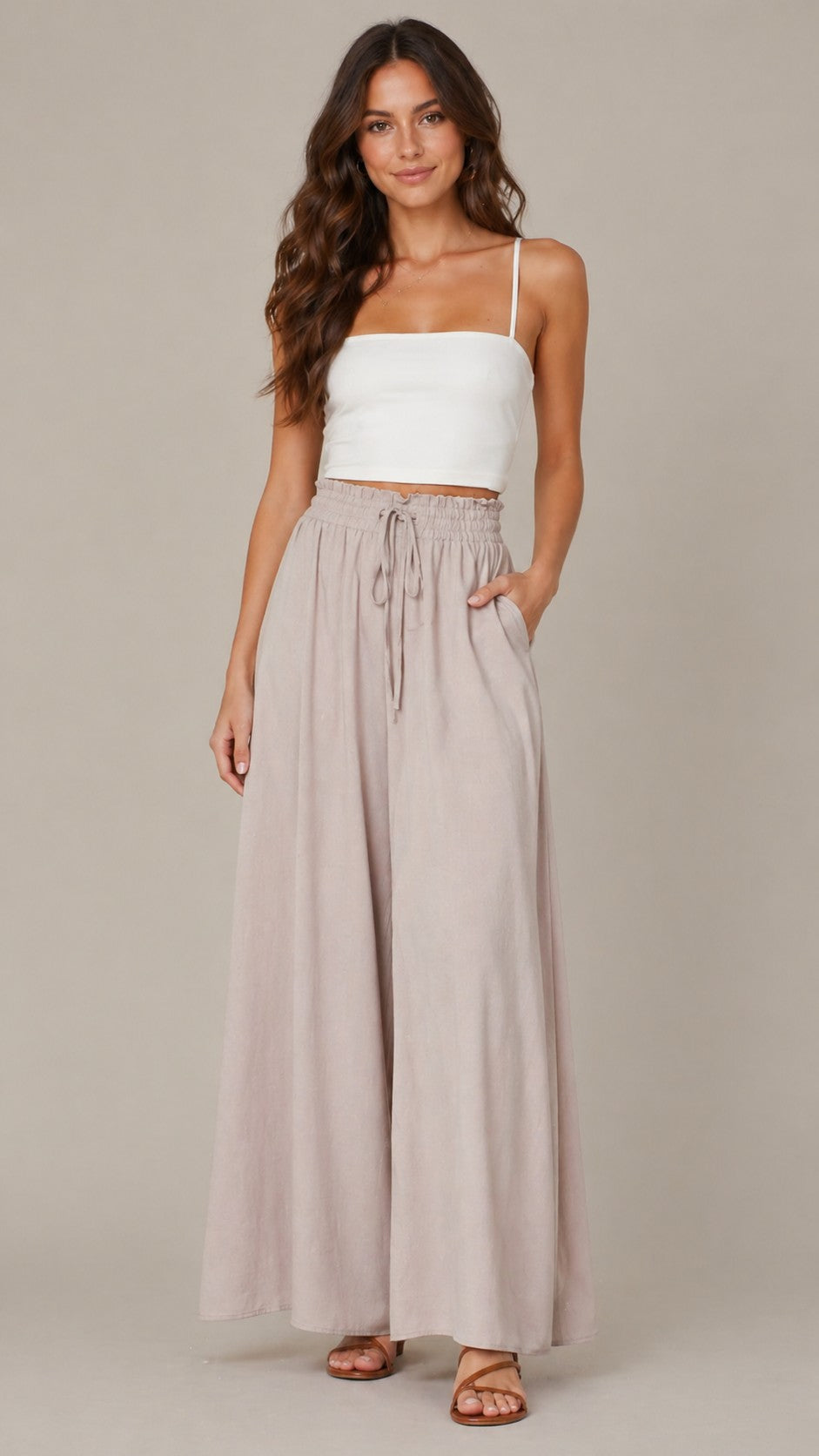 Women’s Wide Leg Drawstring Pants
