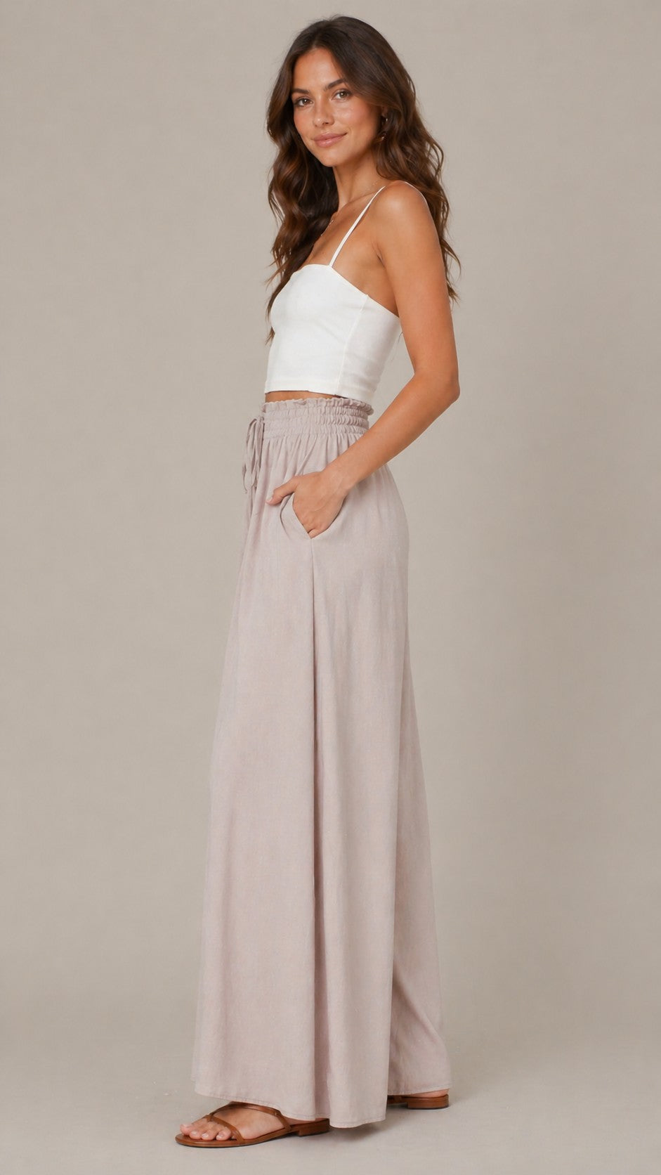 Women’s Wide Leg Drawstring Pants