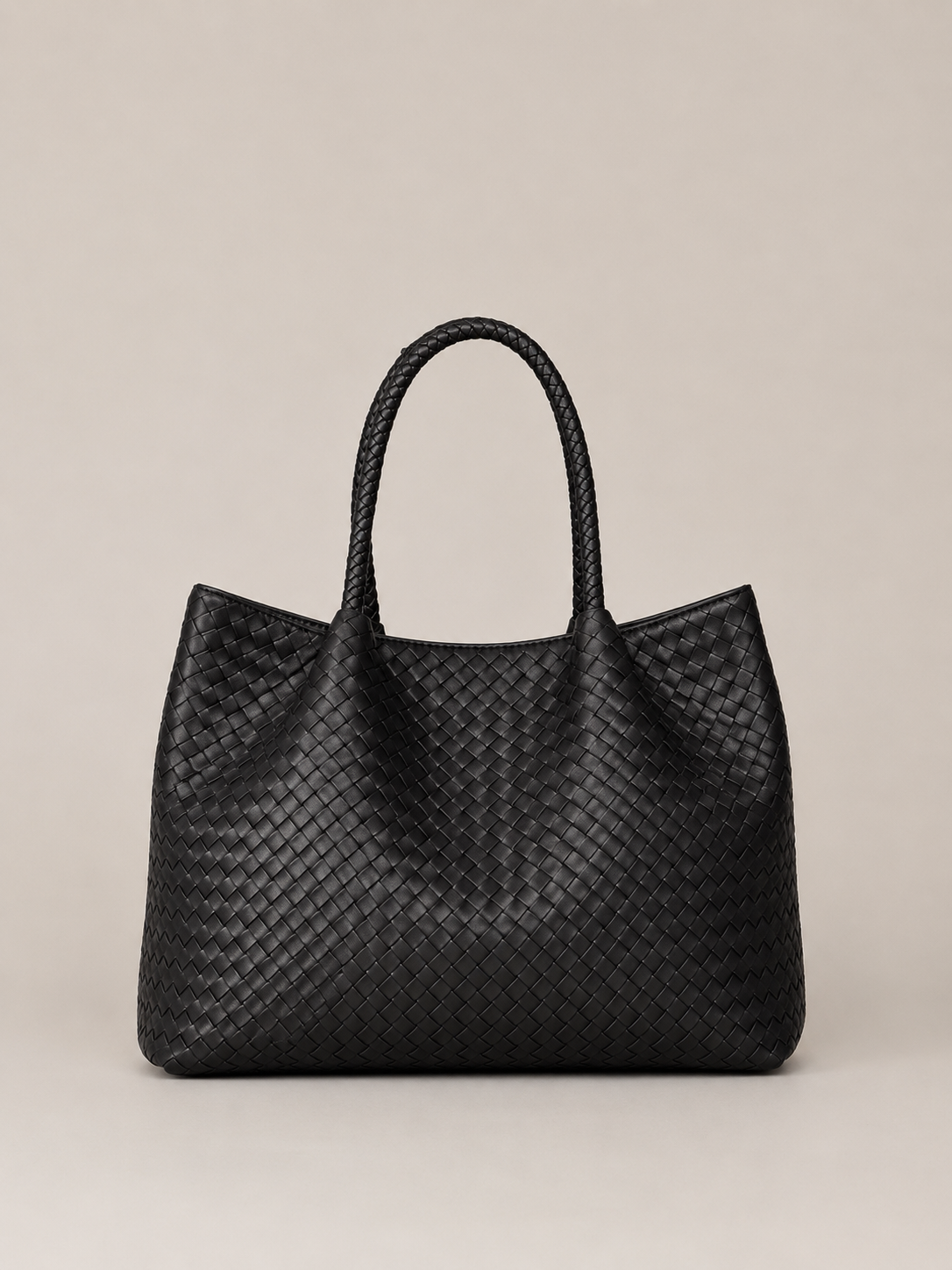 Women's Woven Large Shoulder Tote Bag