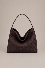 Woven Hobo Bag for Women – Slouchy Shoulder Handbag