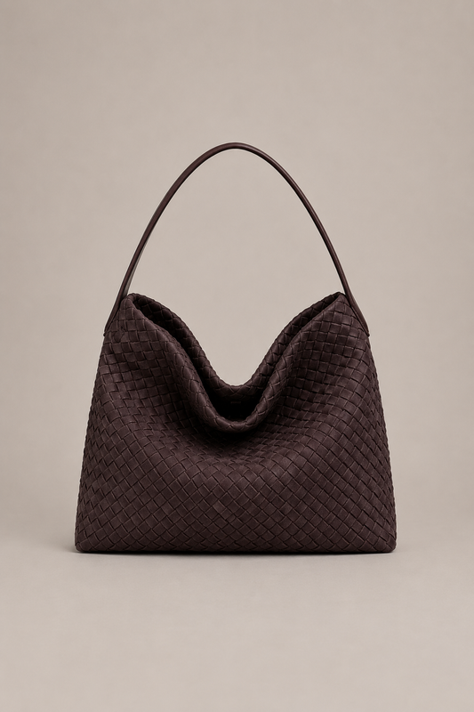 Woven Hobo Bag for Women – Slouchy Shoulder Handbag