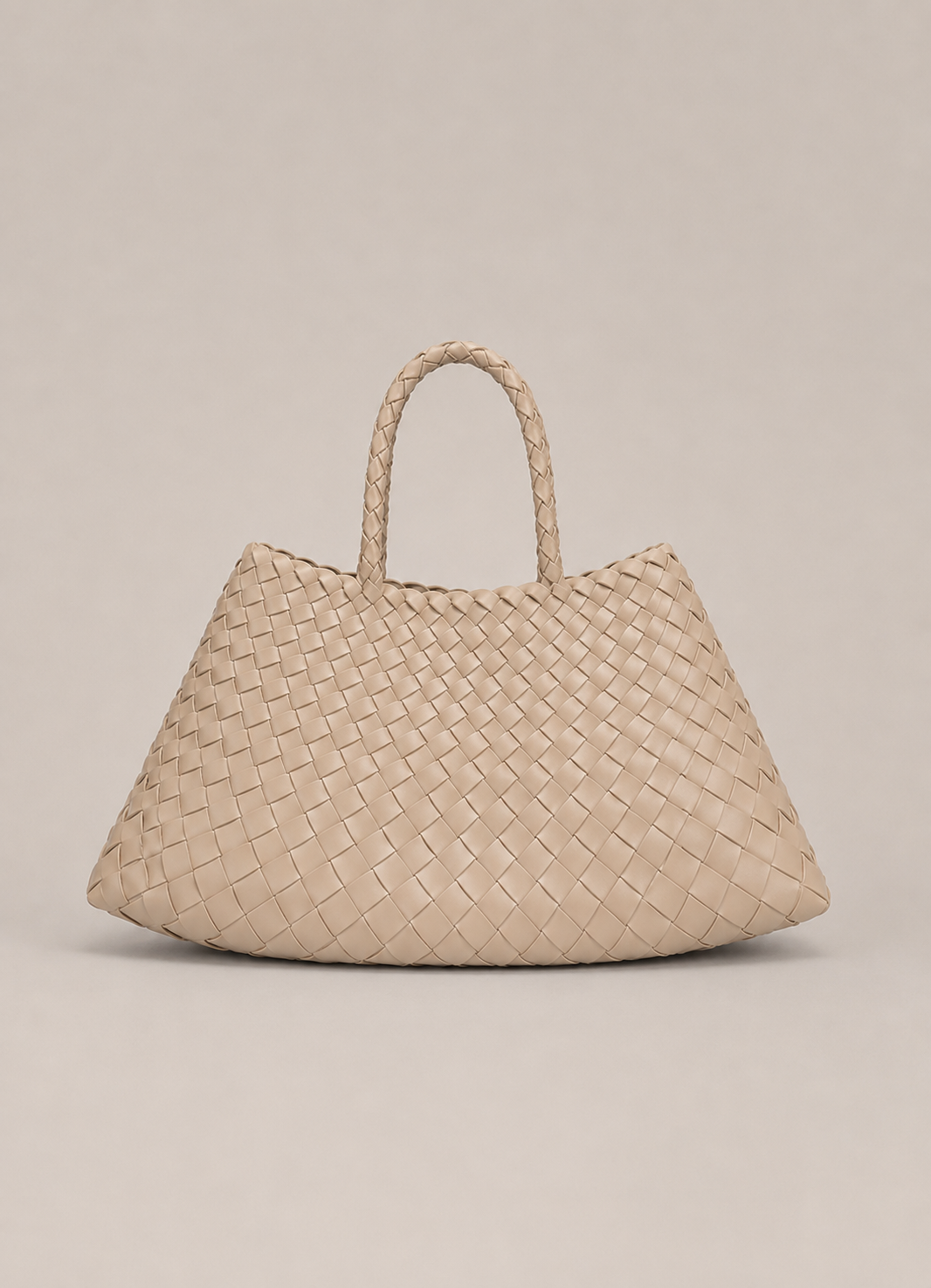 Women's Woven Top Handle Tote Bag