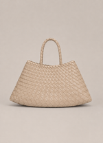 Women's Woven Top Handle Tote Bag