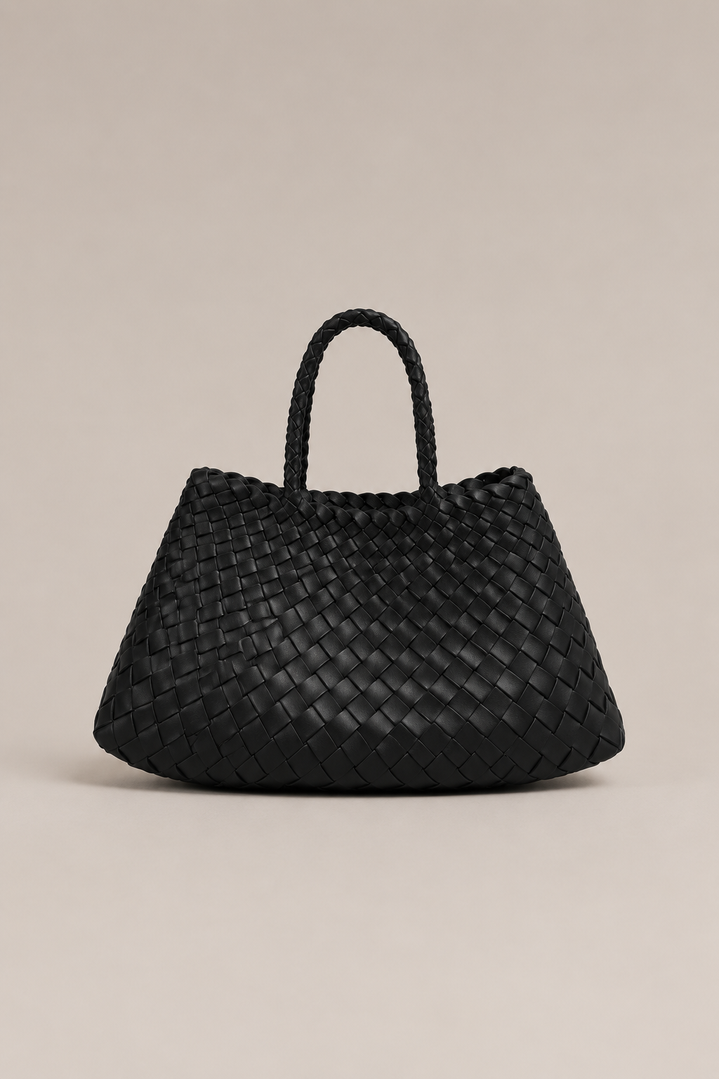 Women's Woven Top Handle Tote Bag