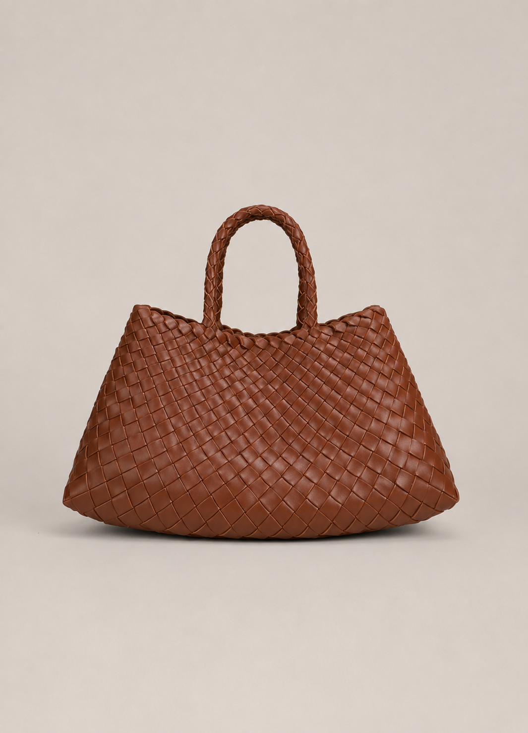 Women's Woven Top Handle Tote Bag