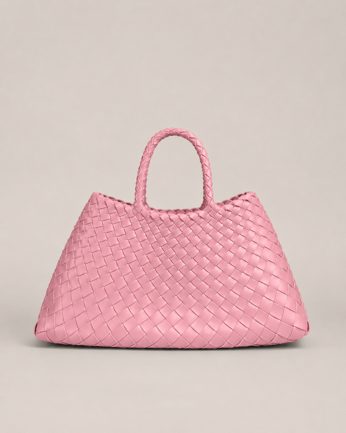Women's Woven Top Handle Tote Bag