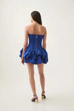 Women's Strapless Bubble Mini Dress