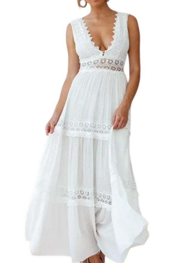 Women's Lace Maxi Dress