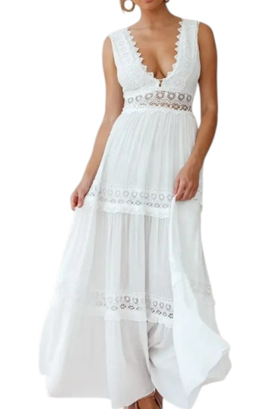 Women's Lace Maxi Dress