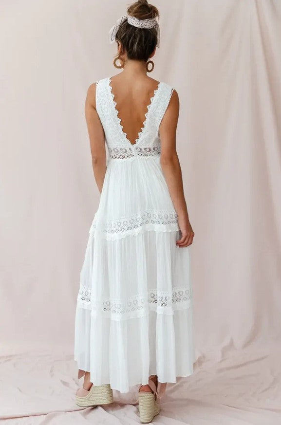 Women's Lace Maxi Dress