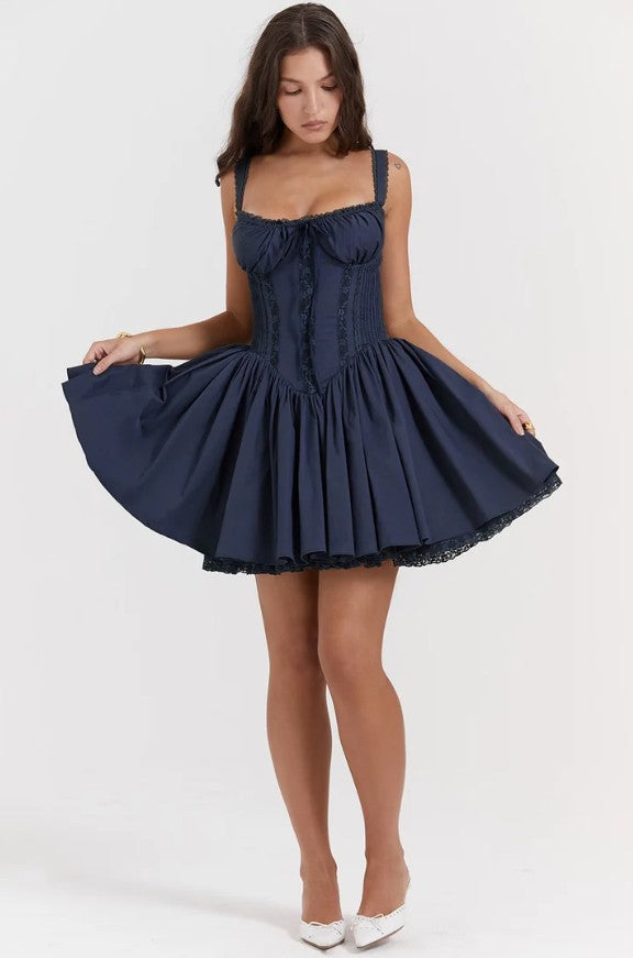 Women's Corset Bodice Mini Dress