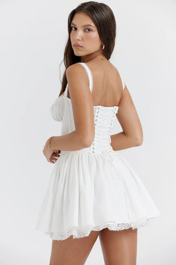 Women's Corset Bodice Mini Dress